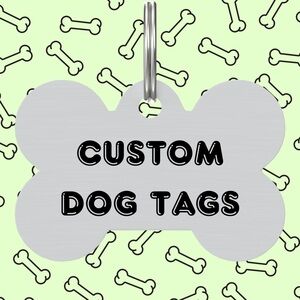 💚Custom pet tag commissions!💚